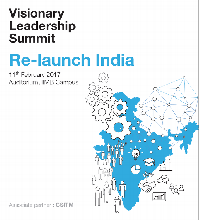 IIM Bangalore To Host Visionary Leadership Summit ‘Re-launch India’ On ...