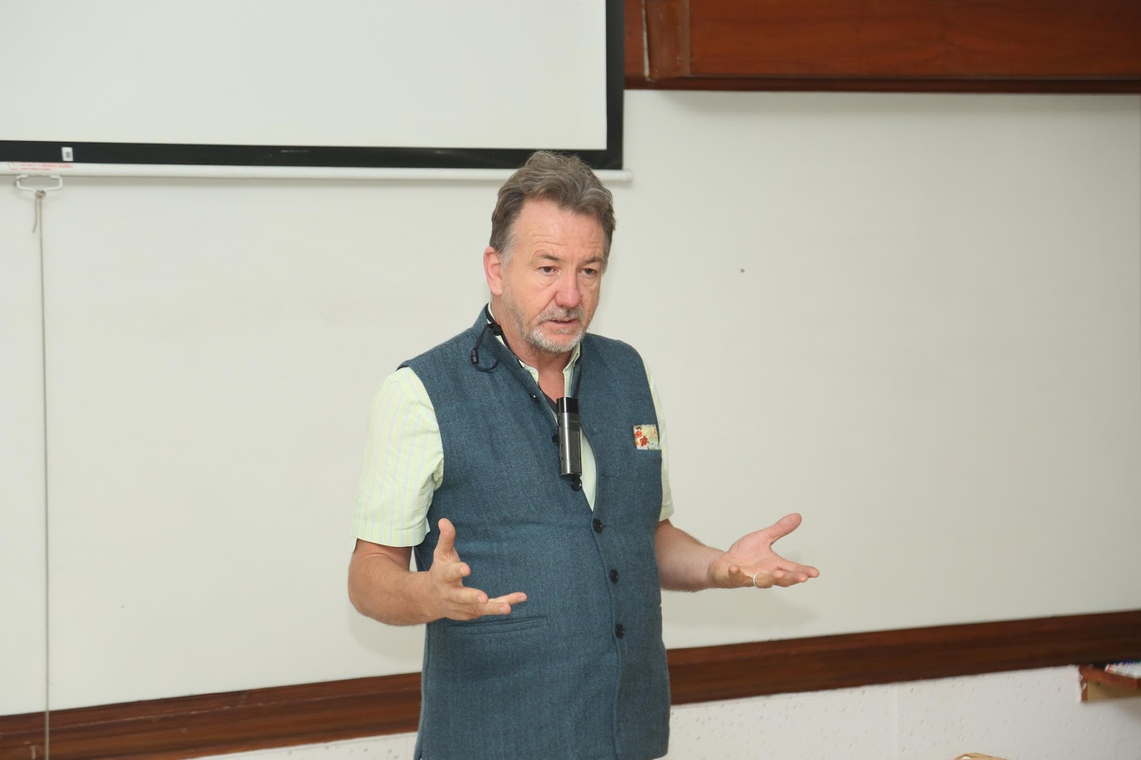 David Finch, from National Star College , UK, led a workshop on ‘Best Practices in Inclusion for Higher Education Institutes’, on November 28, 2019. 