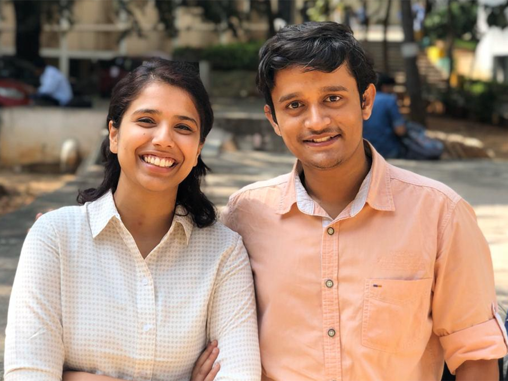 Co-founders Komala Chenna and Kushal of Sapientury, a firm that aims to redefine engineering education in India 