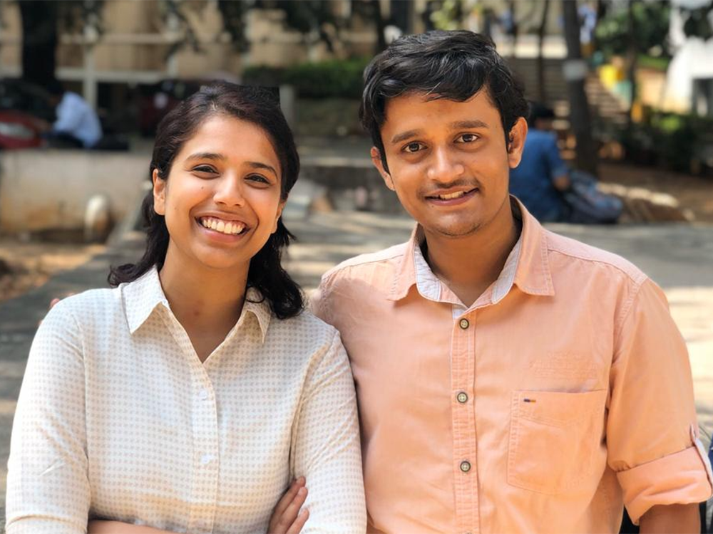 Co-founders Komala Chenna and Kushal of Sapientury, a firm that aims to redefine engineering education in India