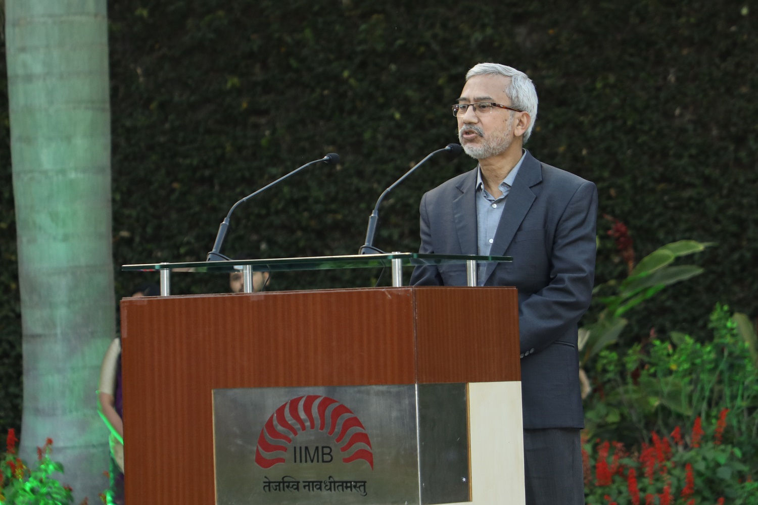 Prof. Rahul Dé, Dean, Programmes, IIMB, speaks during Pragnya 2023, on 2nd March 2023.