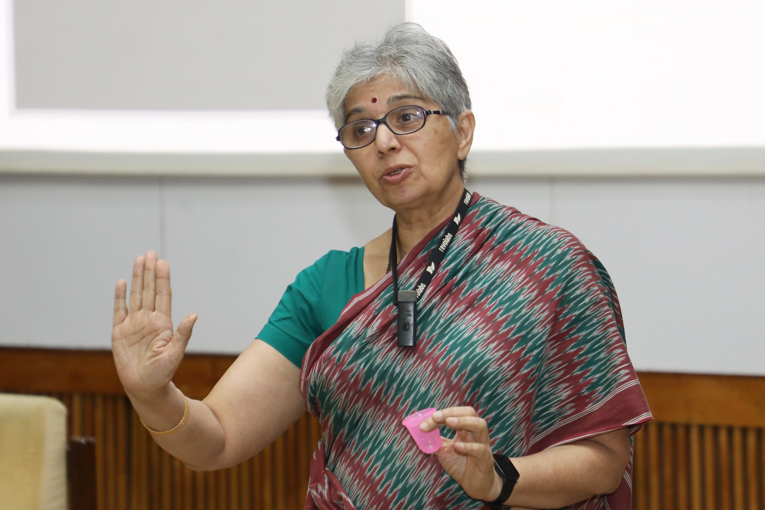 Gynaecologist Dr. Meenakshi Bharath focuses on eco-friendly, reusable menstrual cups.