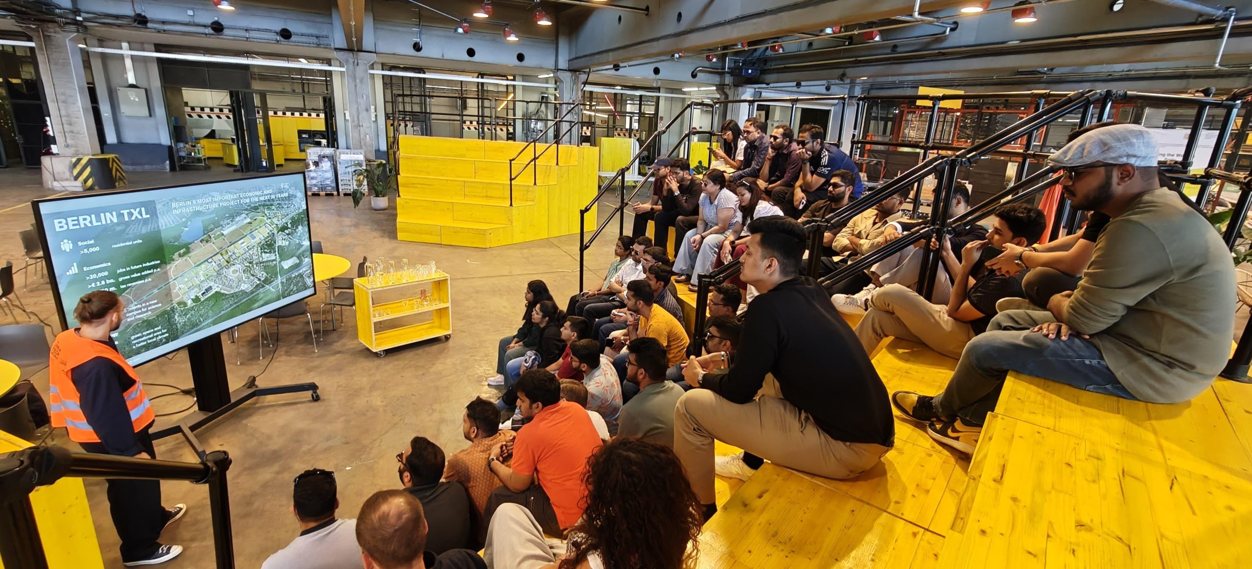 An industry visit to the Urban Tech Republic, located at the redeveloped Tegel Airport, as a living urban laboratory.