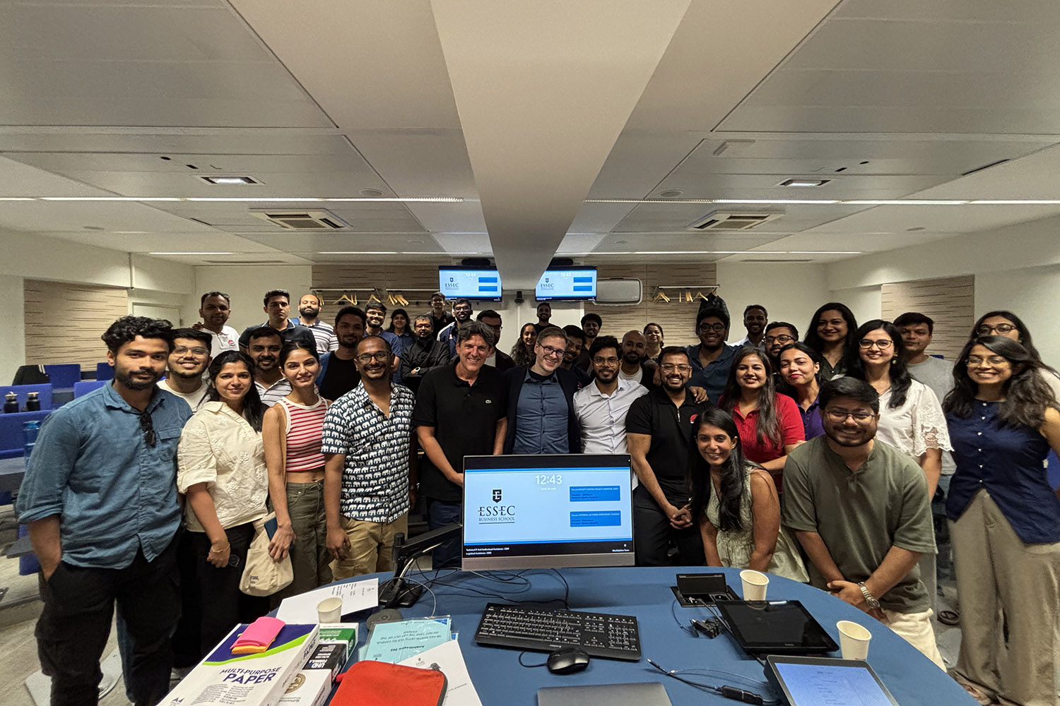 EPGP ’27 during Week Two of their international immersion at ESSEC Business School.